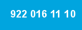 922 016 11 10 922 016 11 10